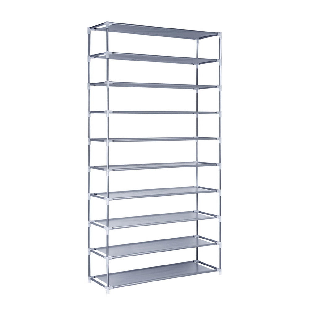 Artiss Shoe Rack Cabinet Stackable 10-Tier Grey