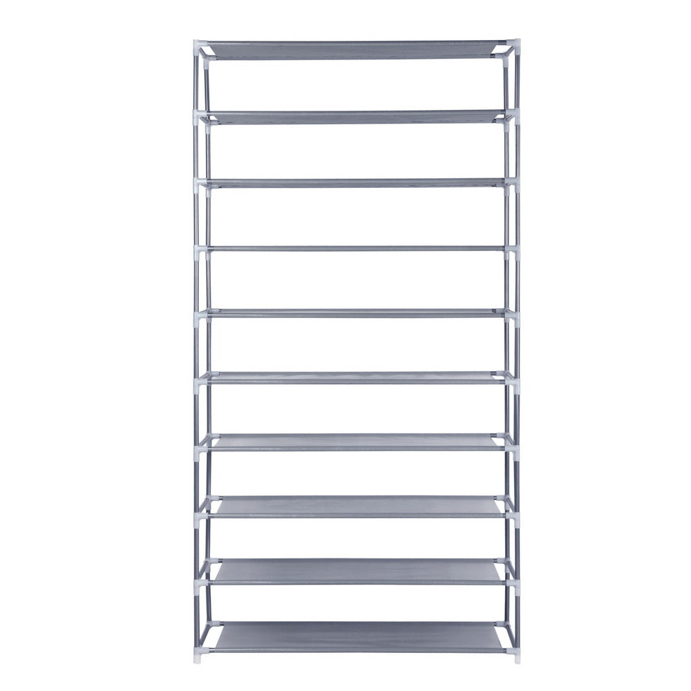 Artiss Shoe Rack Cabinet Stackable 10-Tier Grey