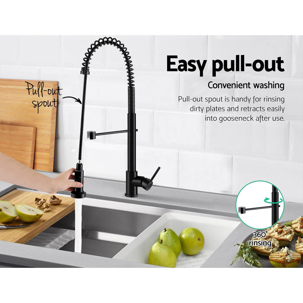 cefito-pull-out-kitchen-tap-mixer-basin-taps-faucet-vanity-sink-swivel-brass-wel-in-black at www.mallsonline.com.au