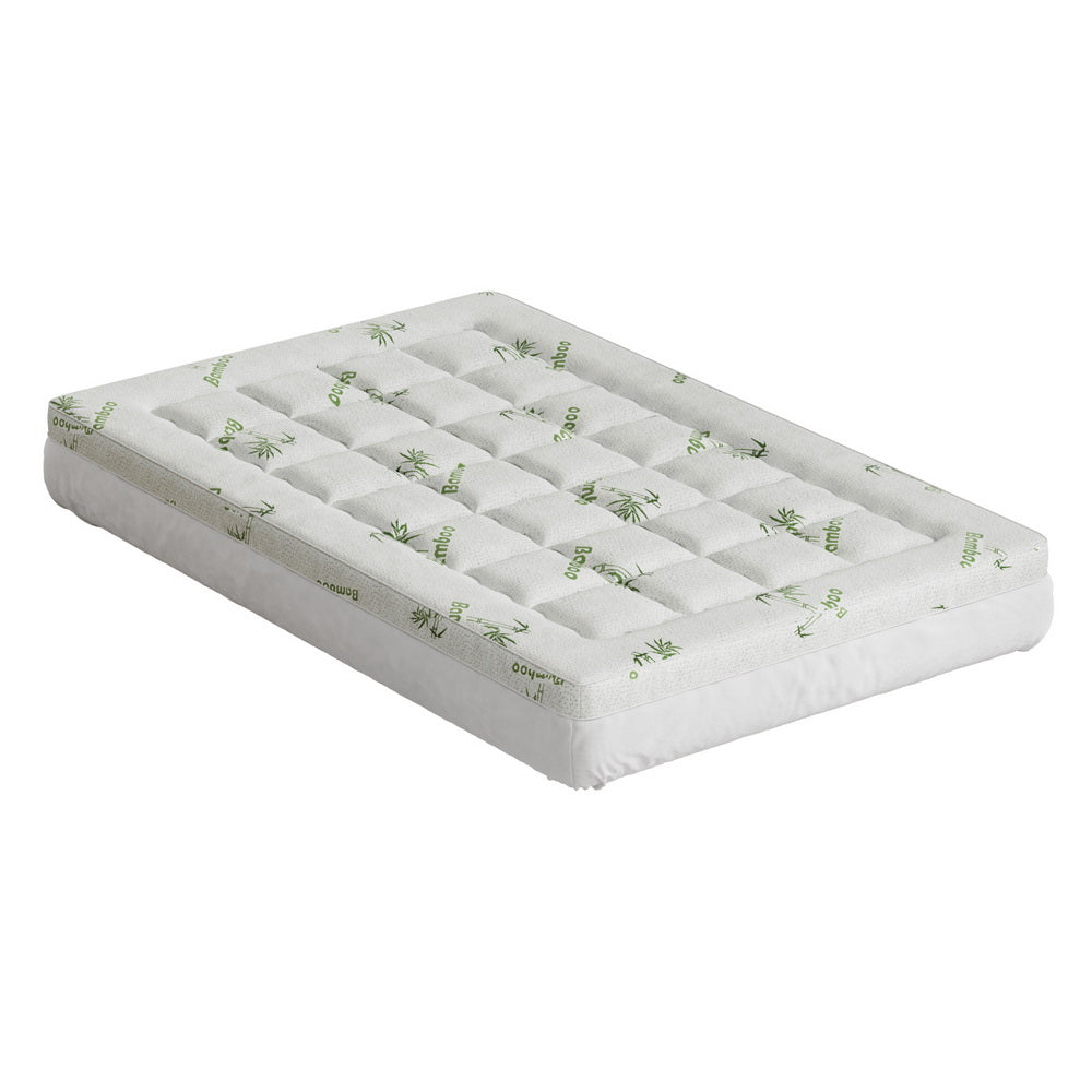 giselle-bedding-mattress-topper-pillowtop-bamboo-7-5cm-king-single at www.mallsonline.com.au