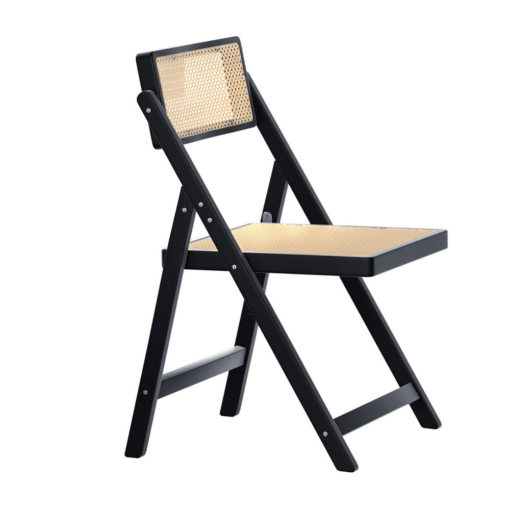 artiss-dining-chair-wooden-rattan-foldable-black