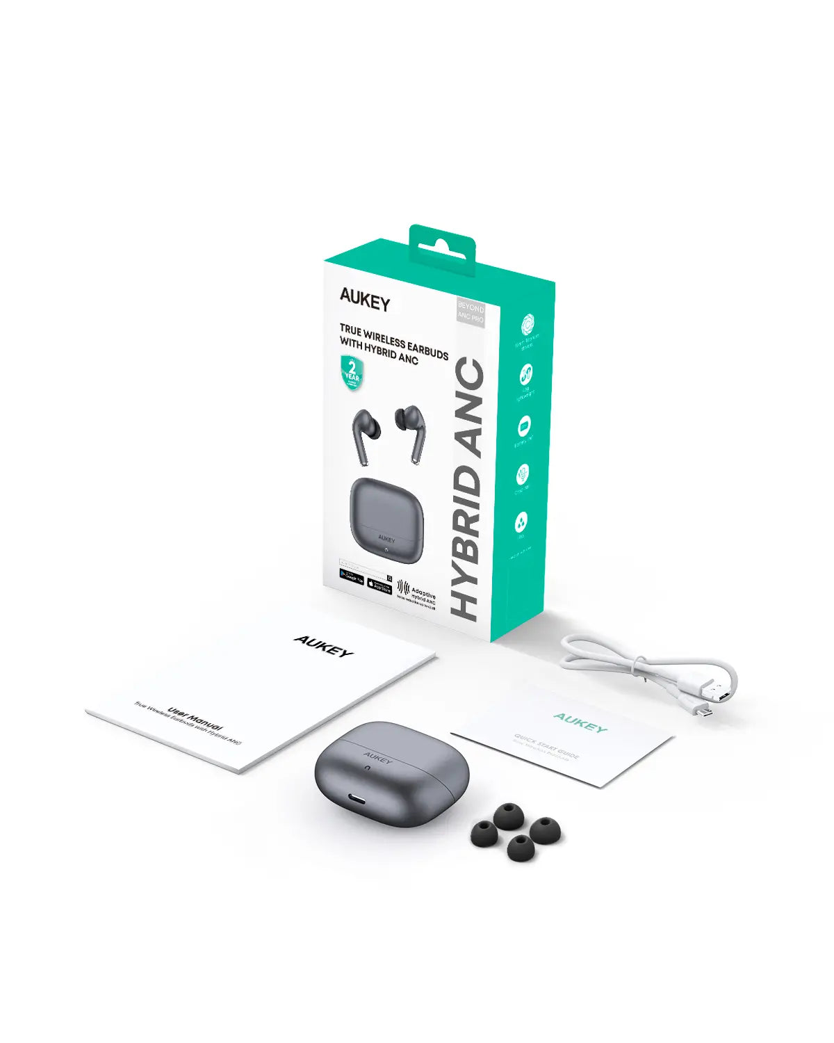 Aukey True Wireless Earbuds with Hybrid ANC BEYOND ANC PRO (EP-B1)