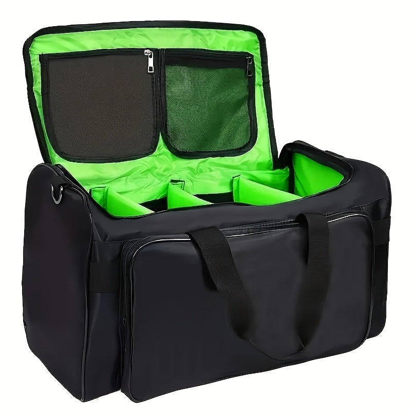 Basketball Duffel Bag with Black Neon Green Sports