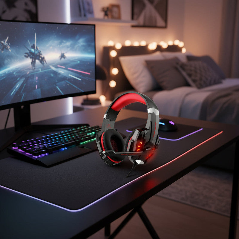 Stereo Gaming Headset with Mic for PS4 PS5 Xbox