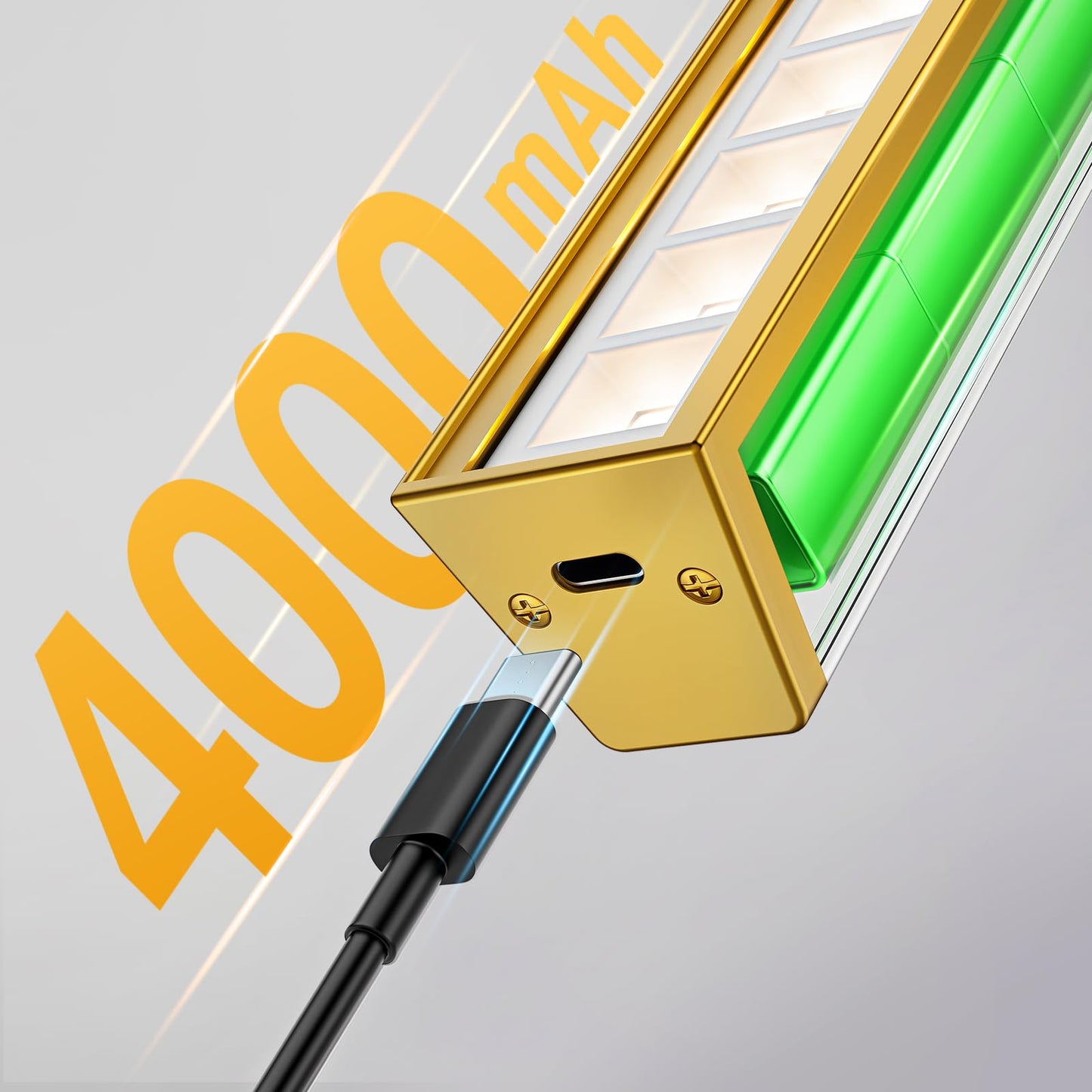 Picture Lights for Wall, Battery Operated Picture Light 16in Gallery Light for Paintings CCT Dimmable Gold