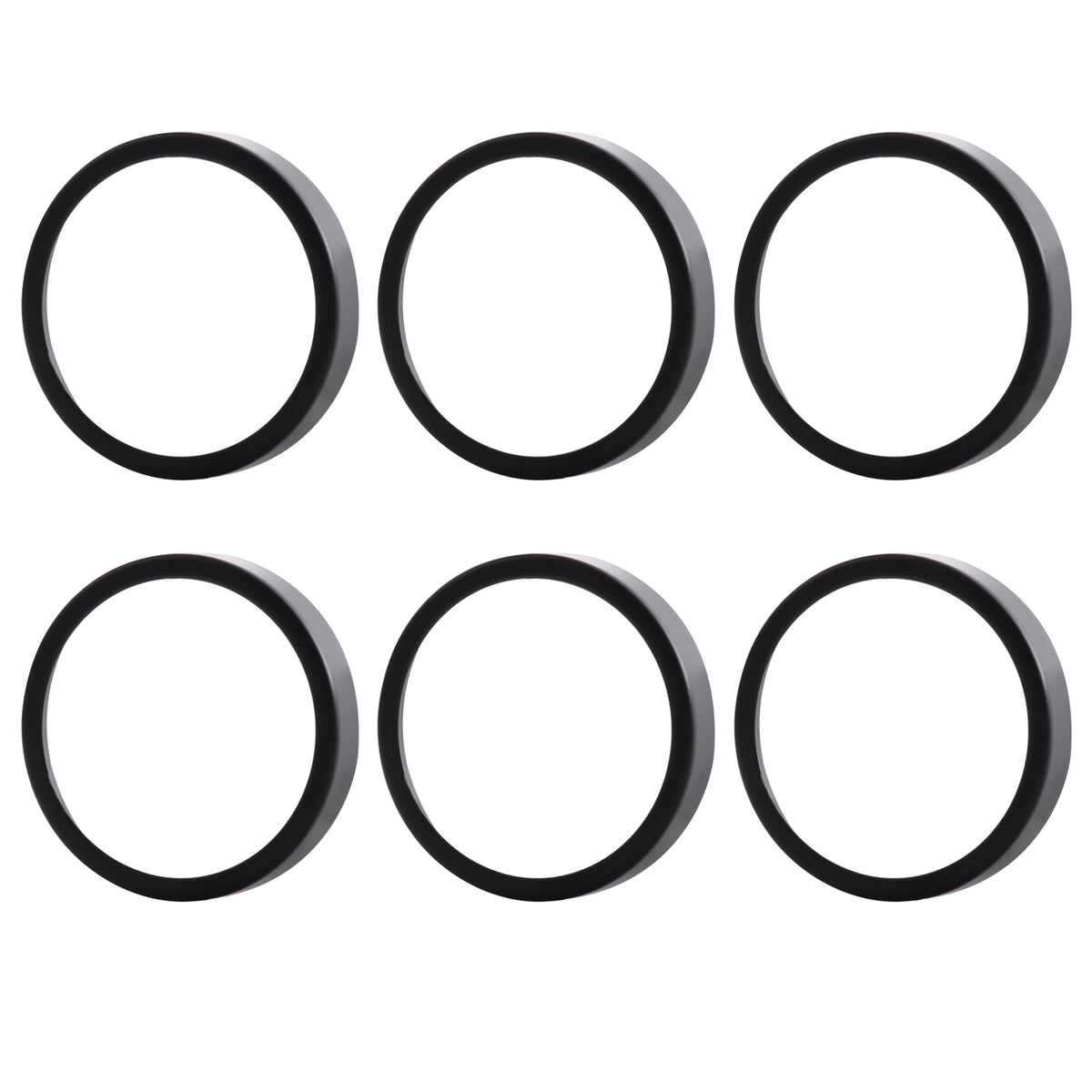 Spring Bulb Selection Ring 6 Pack GU10/MR16 Bulb Decorative Trim Rings, Heat Insulation Anti-Scal ...