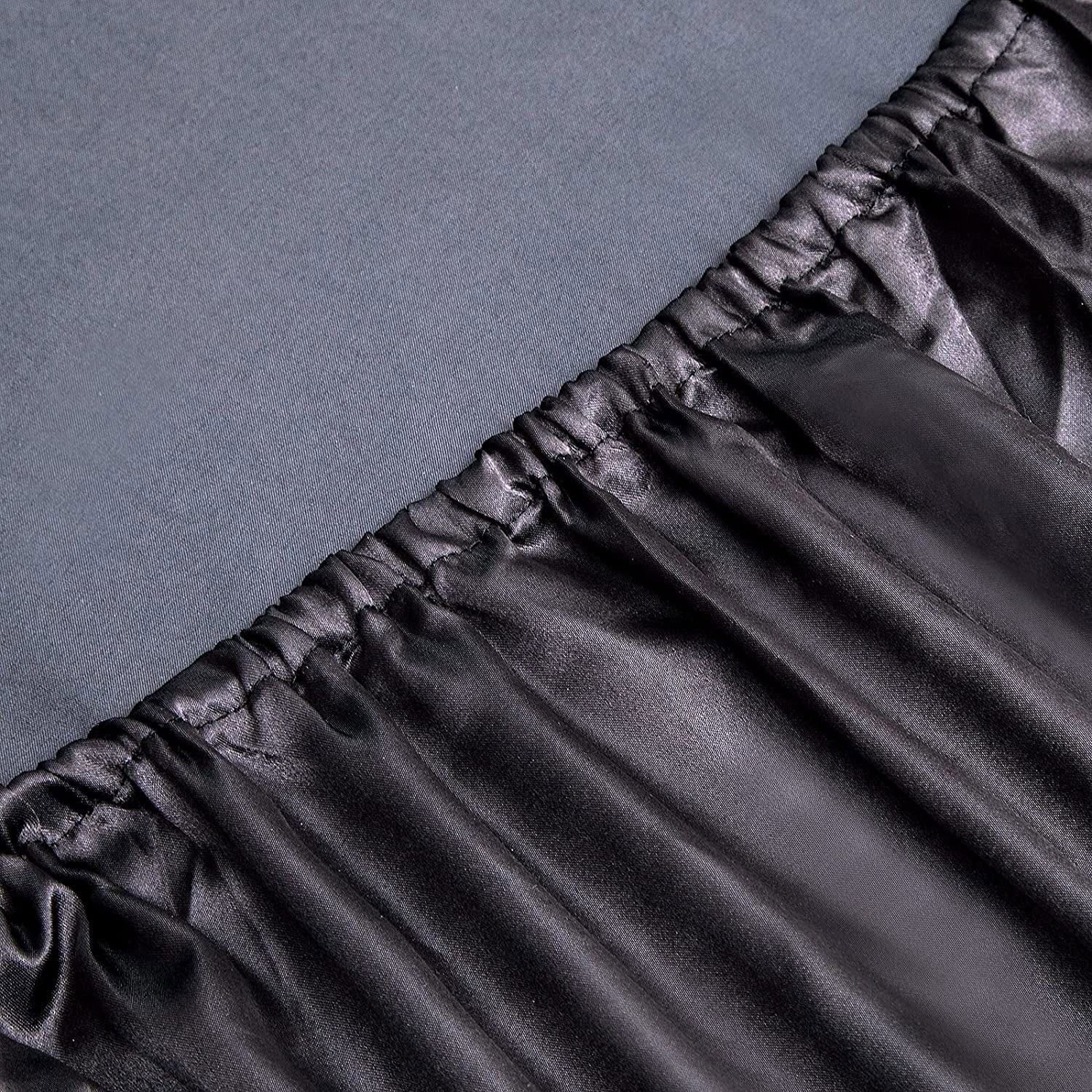 Art Silk Satin Sheet Set Hotel 4 Pieces Fitted/Flat Sheet Bedding Set-Luxury Soft Silky Sheets for Hair and Skin, Similar to Silk Bed Sheets Set 4 Pieces(Super King,Black)