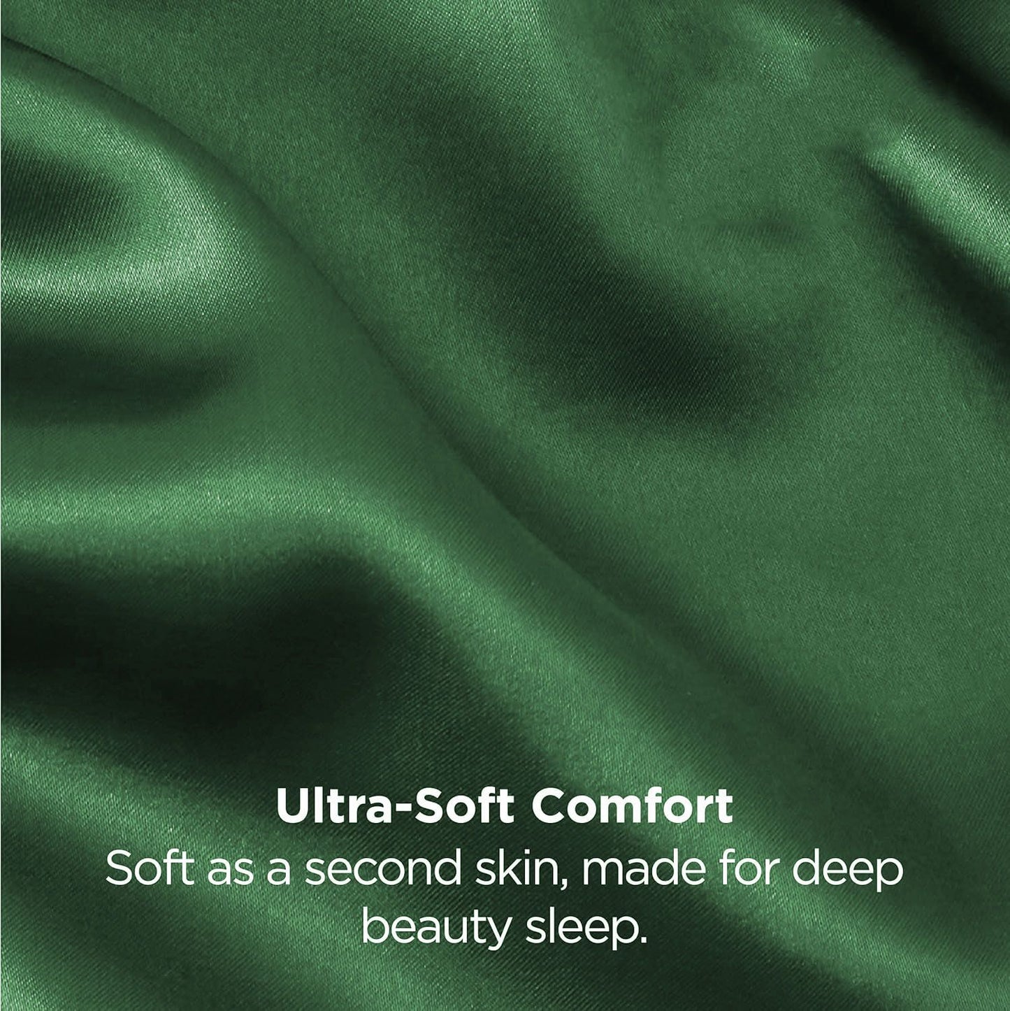Silk Pillowcase for Hair and Skin Mulberry Silk Pillowcase Soft Breathable Smooth Both Sided Natural Silk Pillowcase with Envelope pocket Beauty Sleep Silk Pillow Case for Gift (2 Pack, Standard, Green)