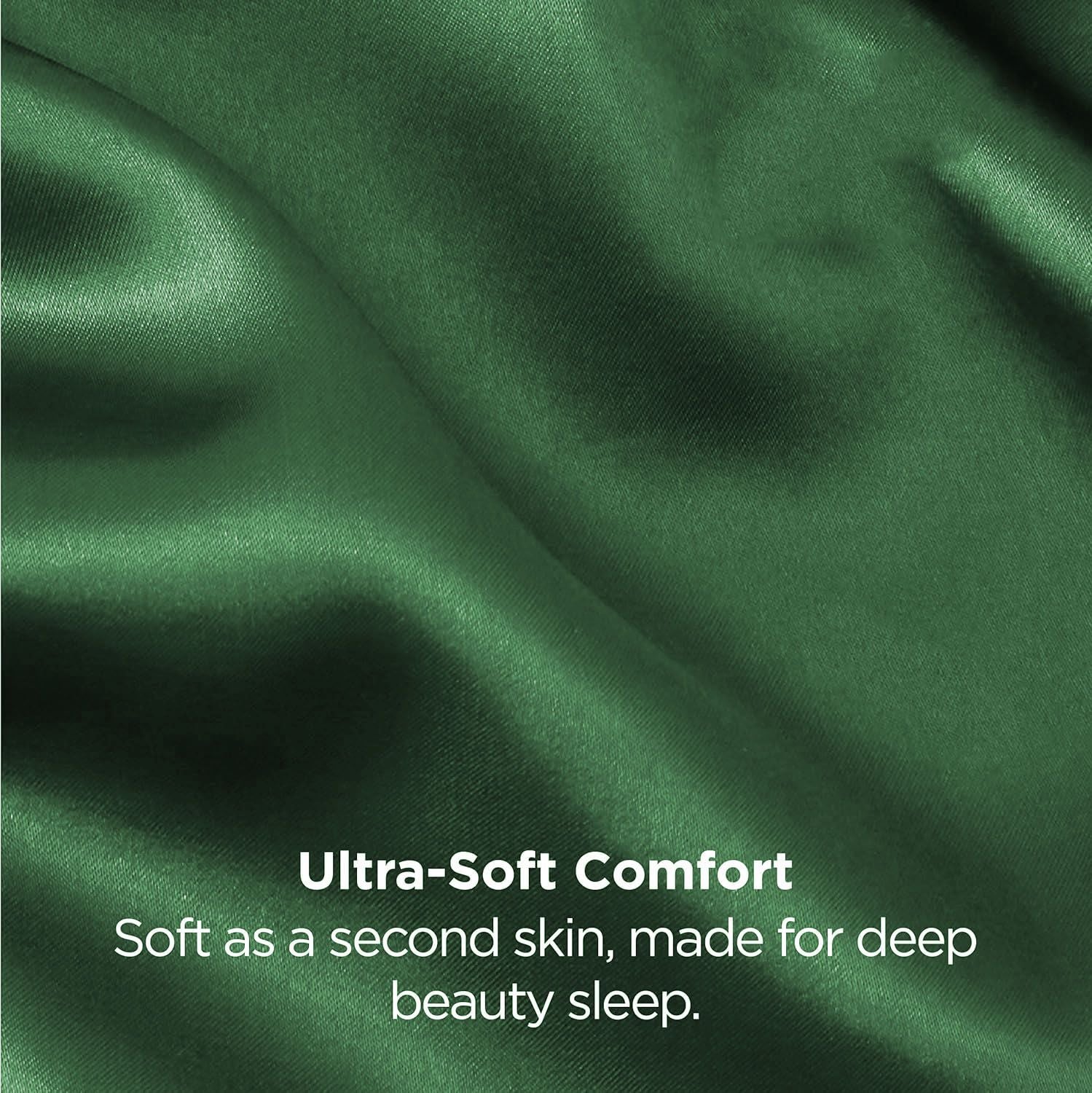 Silk Pillowcase for Hair and Skin Mulberry Silk Pillowcase Soft Breathable Smooth Both Sided Natural Silk Pillowcase with Envelope pocket Beauty Sleep Silk Pillow Case for Gift (2 Pack, Standard, Green)