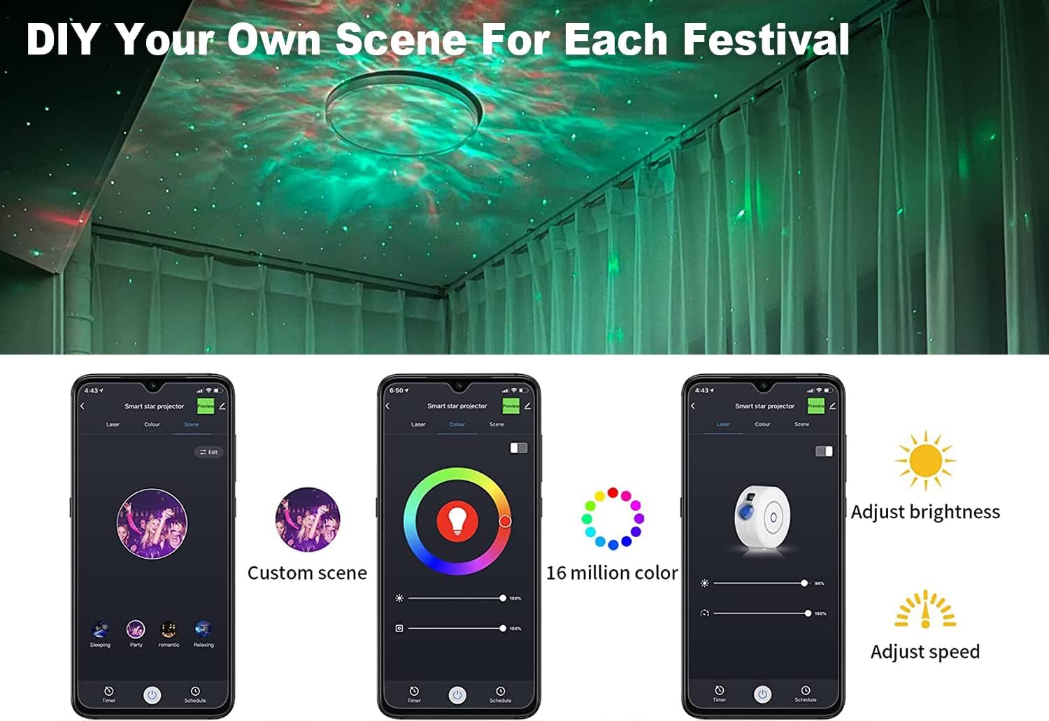 star-projector-galaxy-light-bedroom-connected-with-alexa-and-google-home