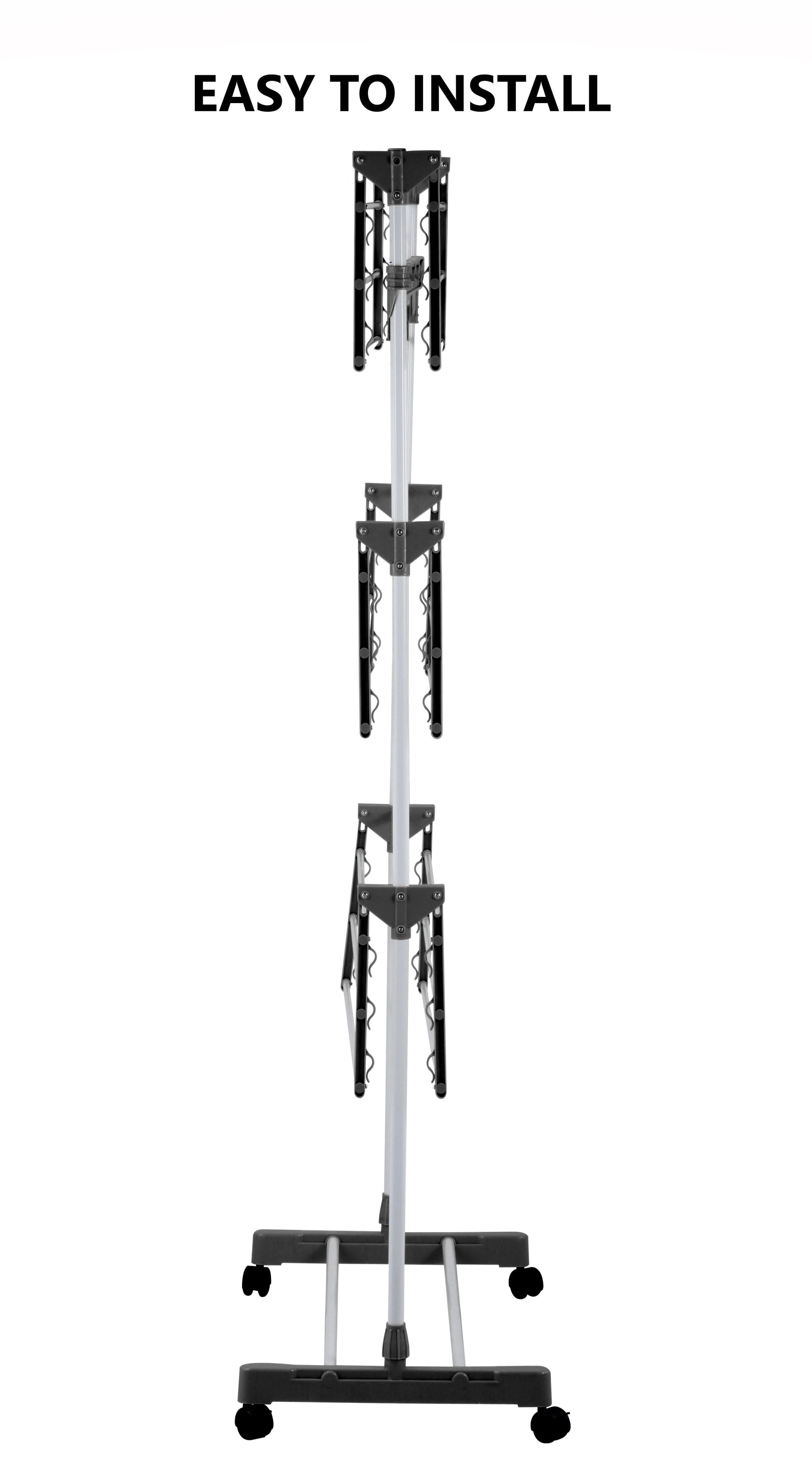 folding-3-tier-clothes-laundry-drying-rack-with-stainless-steel-tubes-for-indoor-outdoor-home www.mallsonline.com.au