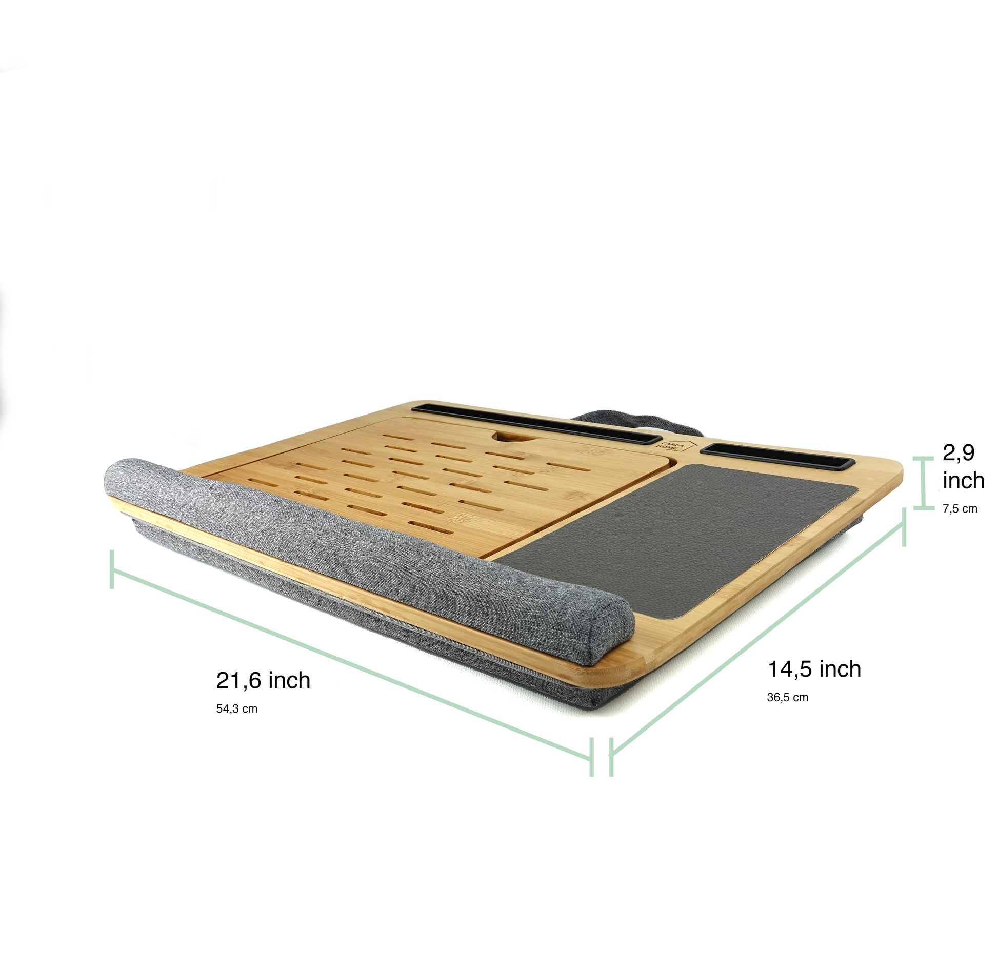 carla-home-bamboo-laptop-lap-desk-with-cushion-and-angle-adjustable-for-office-and-home www.mallsonline.com.au