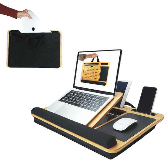 carla-home-bamboo-laptop-lap-desk-with-cushion-angle-adjustable-and-sleeve-case-bag-for-office-and-home www.mallsonline.com.au