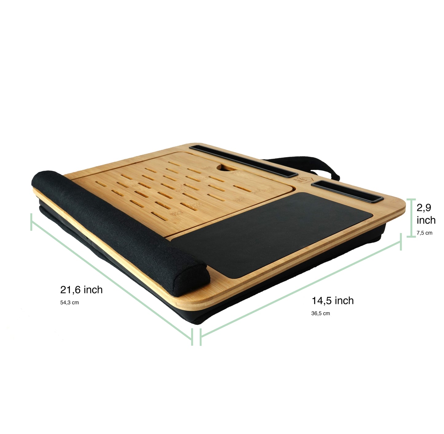 carla-home-bamboo-laptop-lap-desk-with-cushion-angle-adjustable-and-sleeve-case-bag-for-office-and-home www.mallsonline.com.au