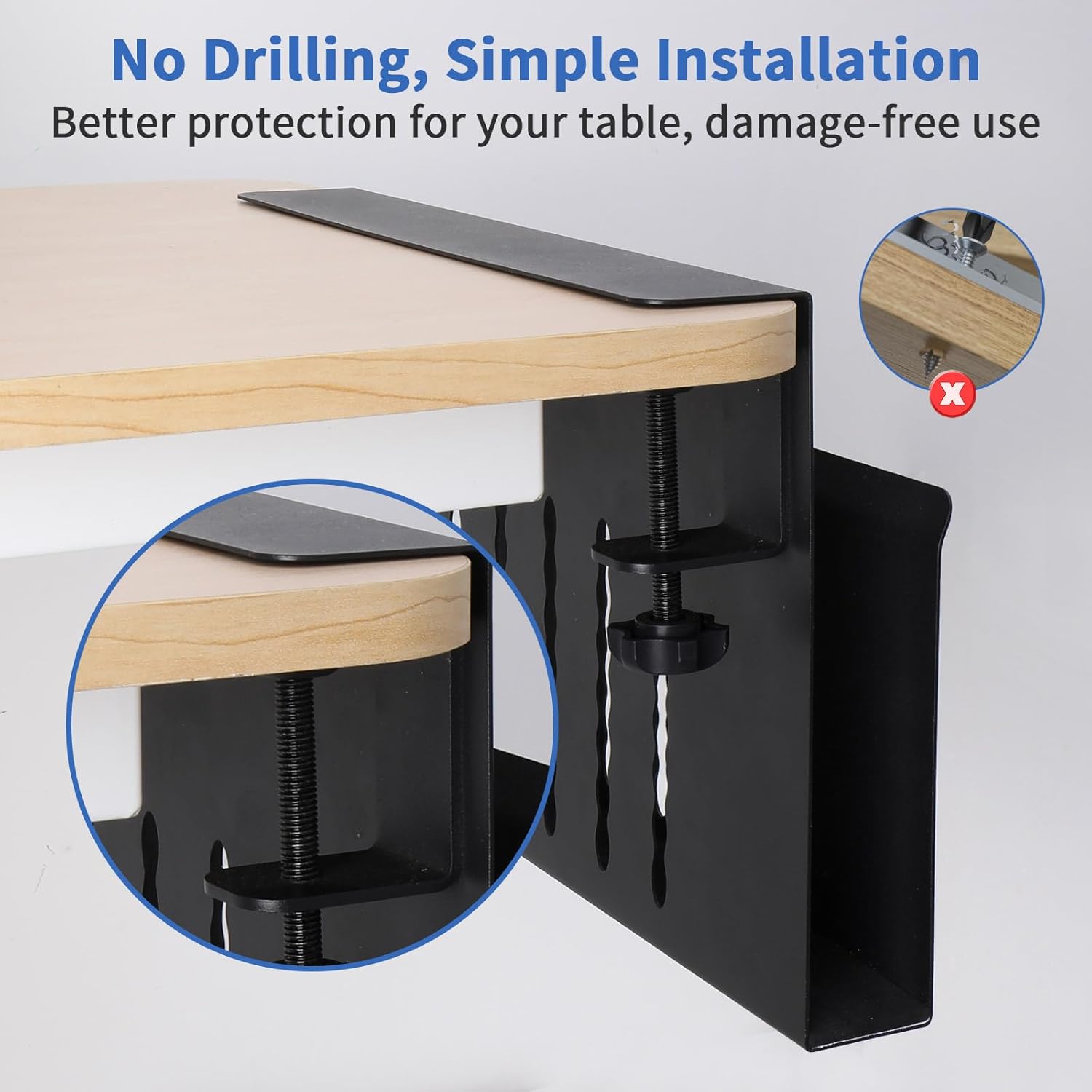 under-desk-side-laptop-holder-storage-with-no-drill-cable-management-tray-and-pen-storage-for-office-and-home at www.mallsonline.com.au