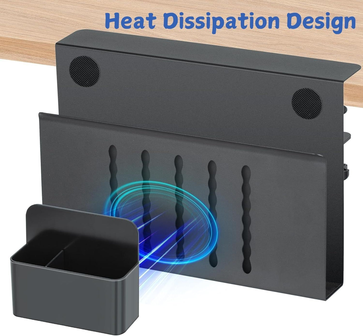 under-desk-side-laptop-holder-storage-with-no-drill-cable-management-tray-and-pen-storage-for-office-and-home at www.mallsonline.com.au