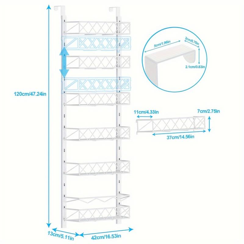 6-tier-adjustable-baskets-over-door-pantry-organiser-for-home-kitchen-1 at www.mallsonline.com.au