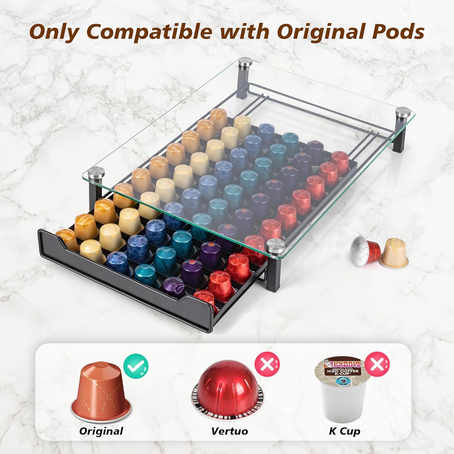 carla-home-60-coffee-pod-holder-drawer-with-tempered-glass-capsule-organizer-for-nespresso-pods-and-sliding-drawer-for-kitchen-countertop