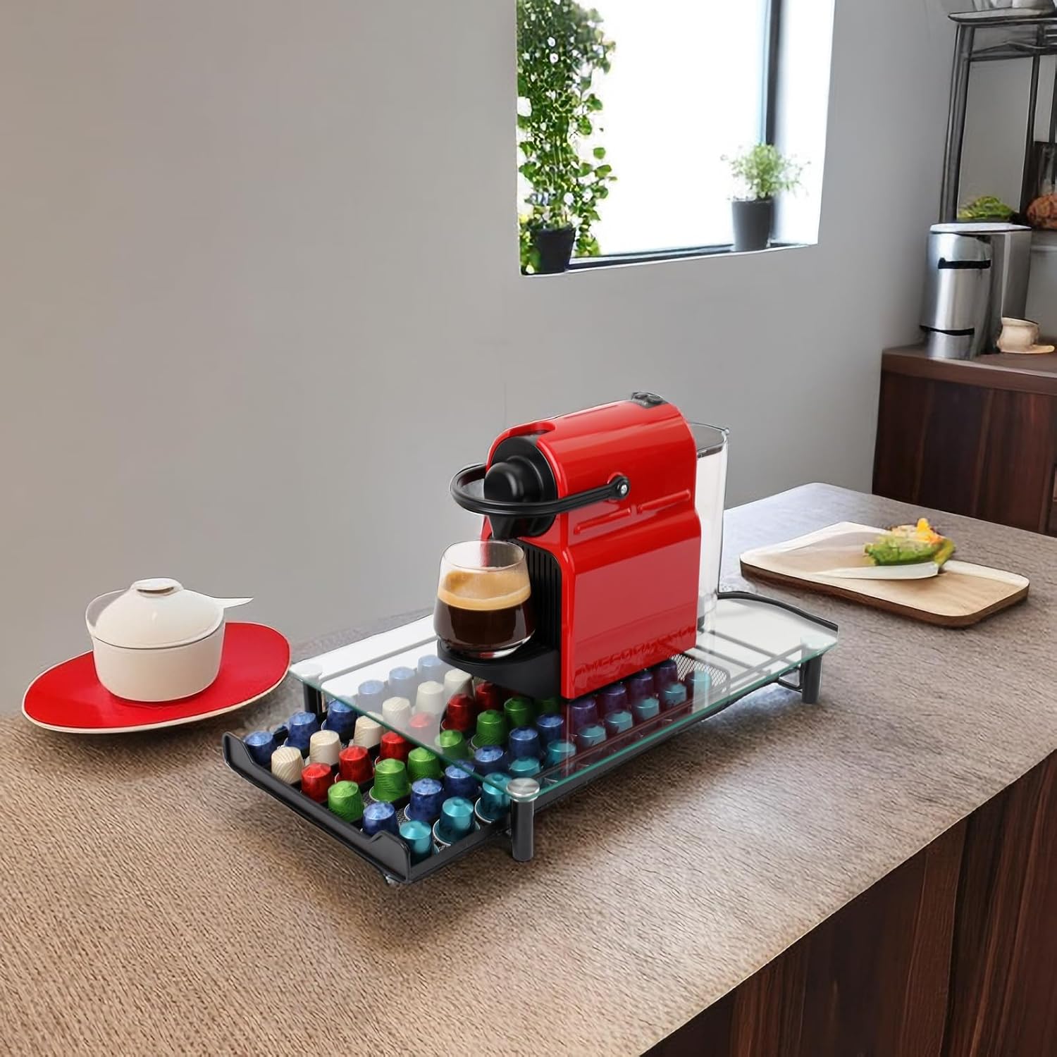 carla-home-60-coffee-pod-holder-drawer-with-tempered-glass-capsule-organizer-for-nespresso-pods-and-sliding-drawer-for-kitchen-countertop