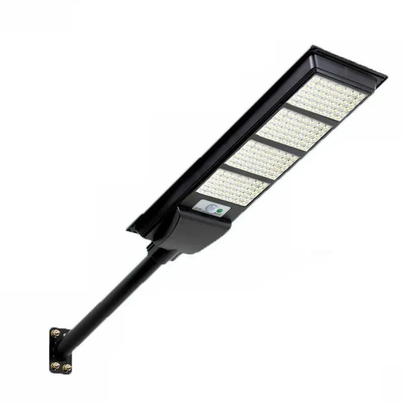 Solar Street LED Light with Radar Sensor, Black, 480W, Remote Control, Outdoor Flood Wall Lamp