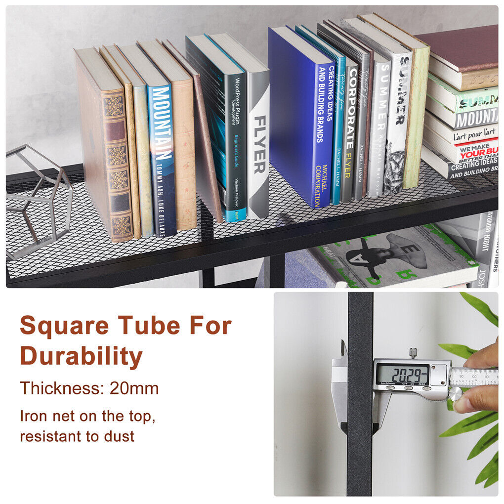 Rustic Accent Bookshelf 90CM Wide Plant Display Rack