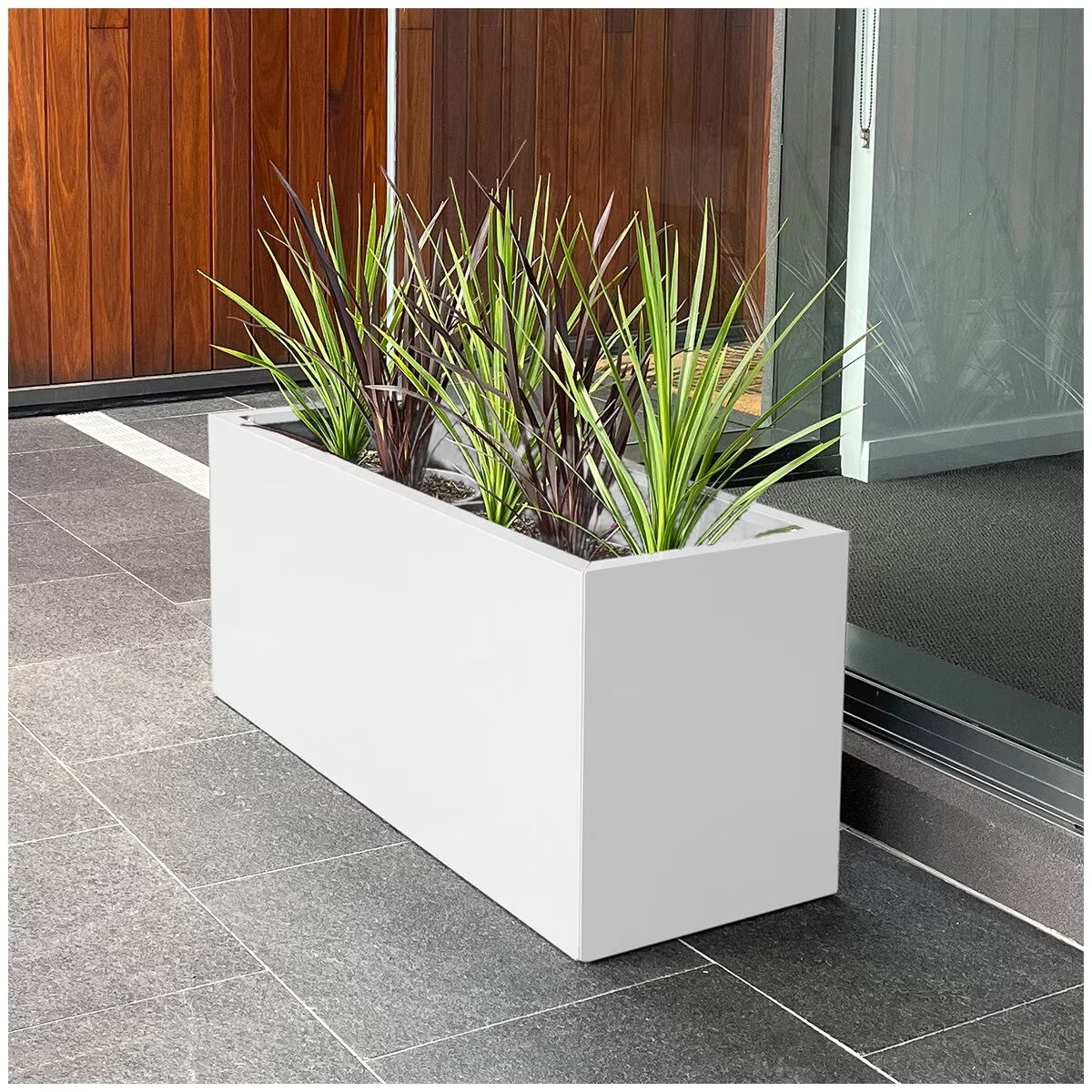 Designer Planter Box 900 x 340 x 400mm Vibrant White
