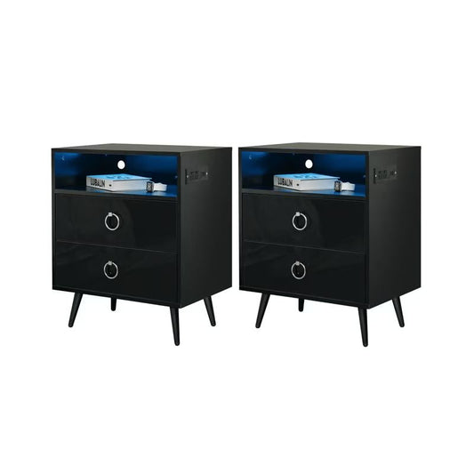 amelia-modern-led-bedside-table-with-usb-and-power-socket-black-x-2 www.mallsonline.com.au