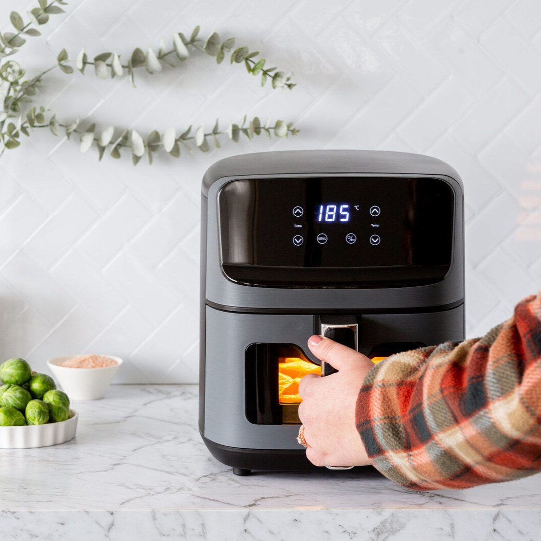 5L Digital Air Fryer with Viewing Window and Digital Display