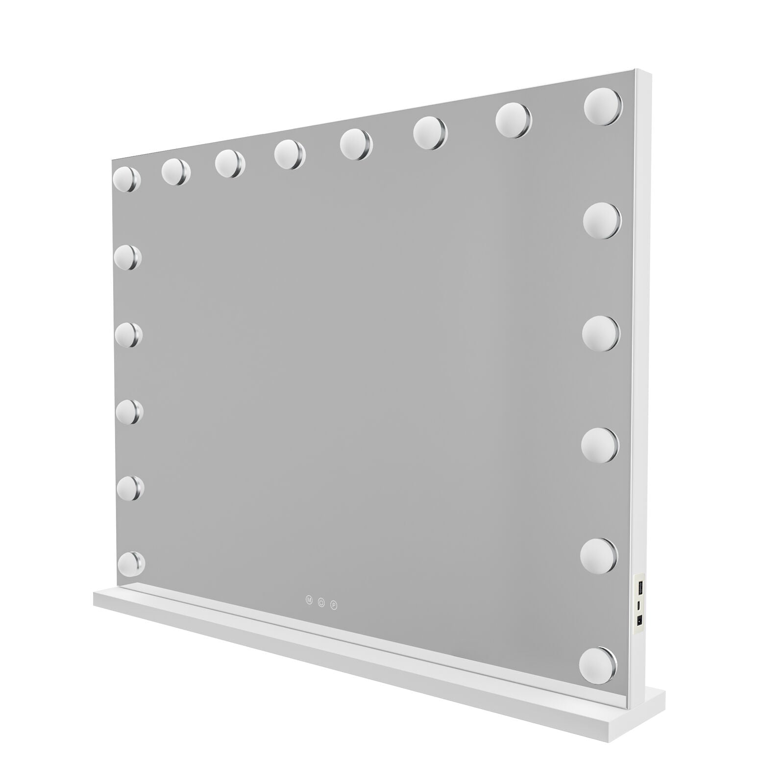 beauty-mirror-with-18-led-bulbs-colour-settings-white-frame-and-usb-a-and-c-ports