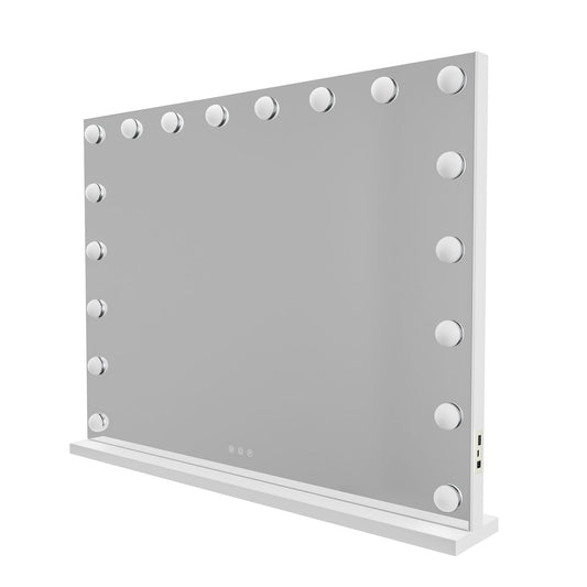 beauty-mirror-with-18-led-bulbs-colour-settings-white-frame-and-usb-a-and-c-ports
