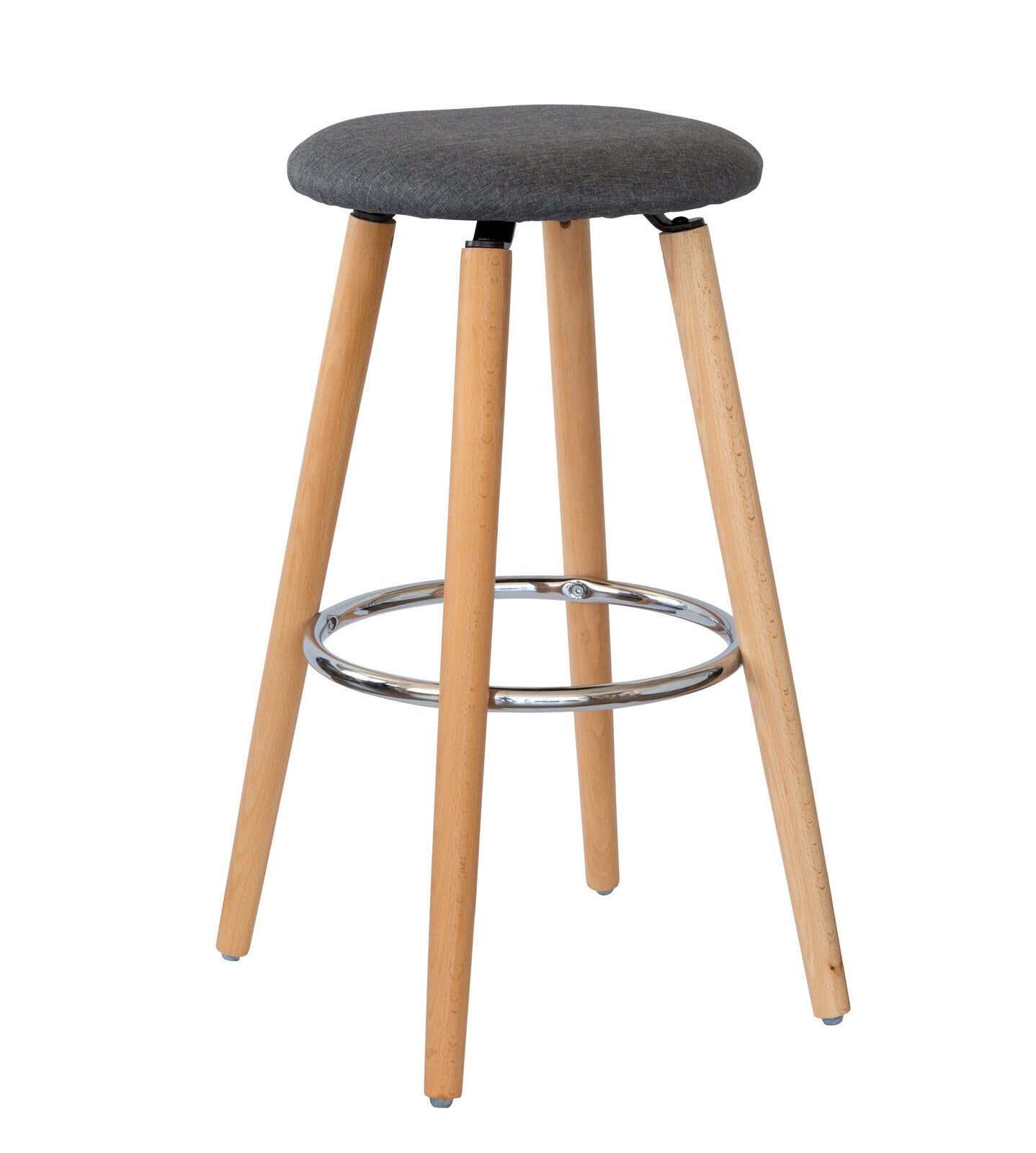 2-cotton-steel-modern-padded-barstools-grey-wood