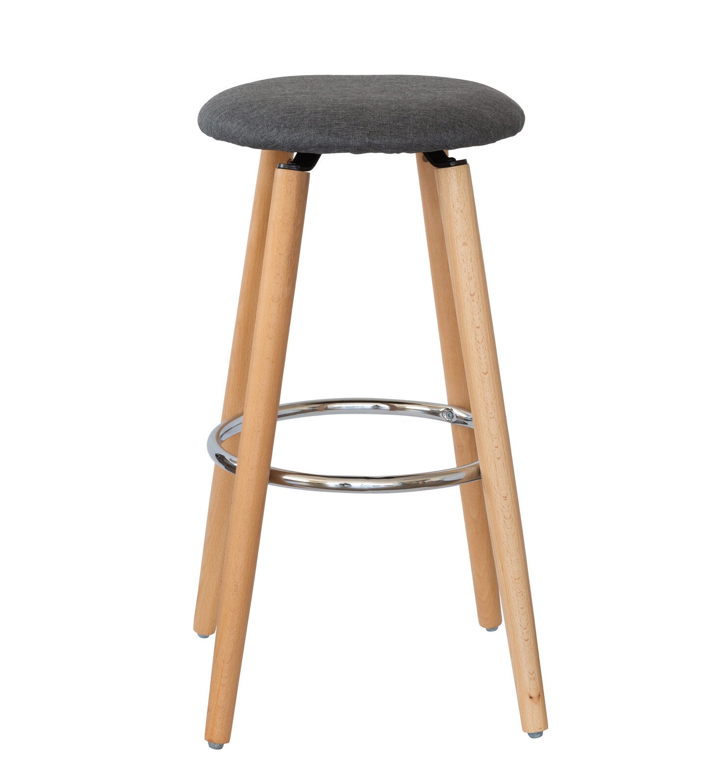 2-cotton-steel-modern-padded-barstools-grey-wood