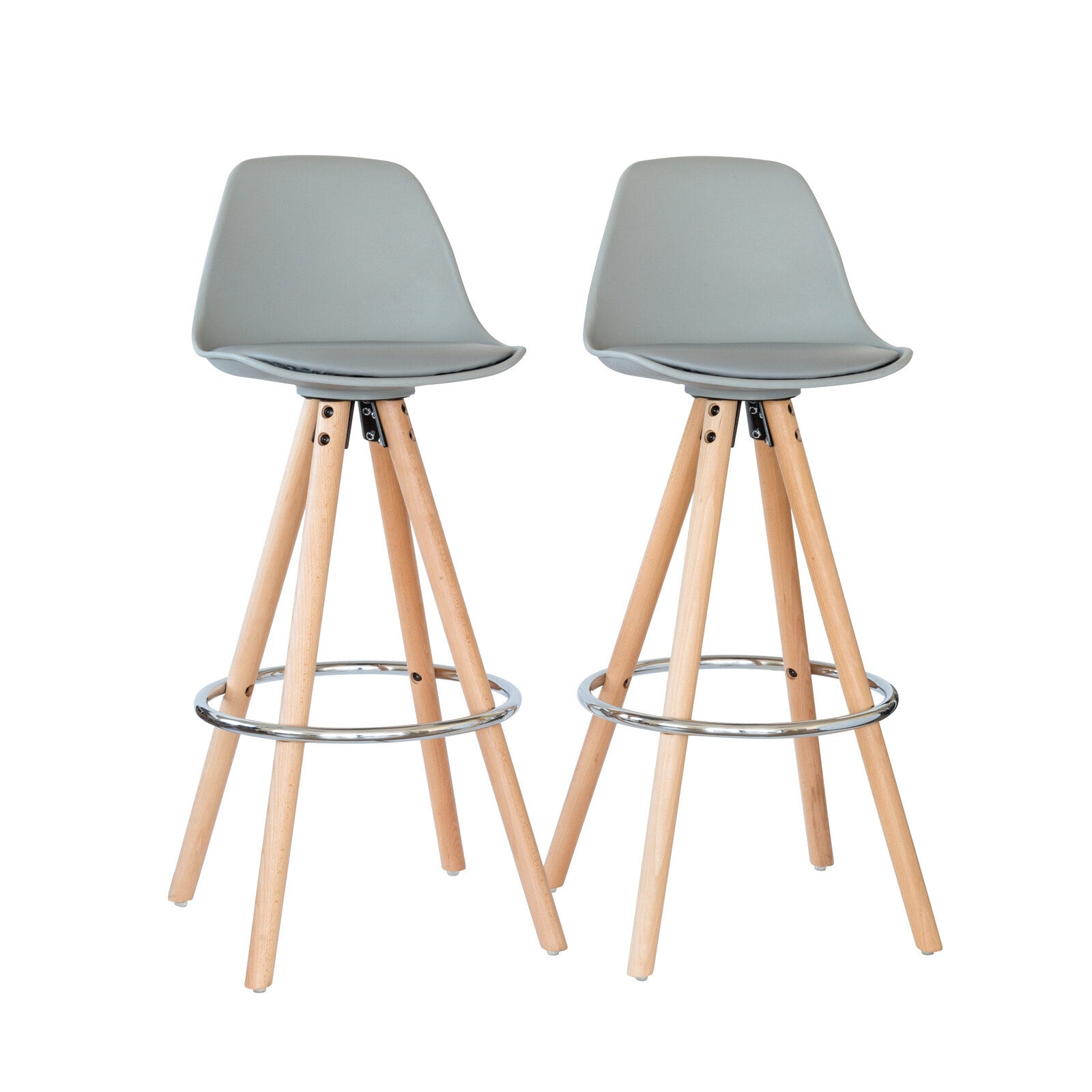 2-pu-leather-padded-barstools-light-grey-wood-with-metal-footrest