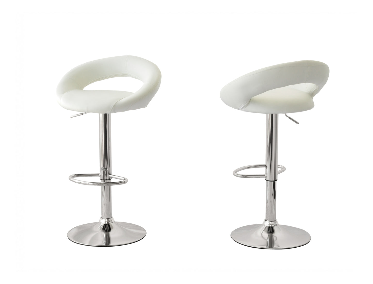 2-curve-leather-barstools-white-w-adjustable-height-78-99cm at www.mallsonline.com.au