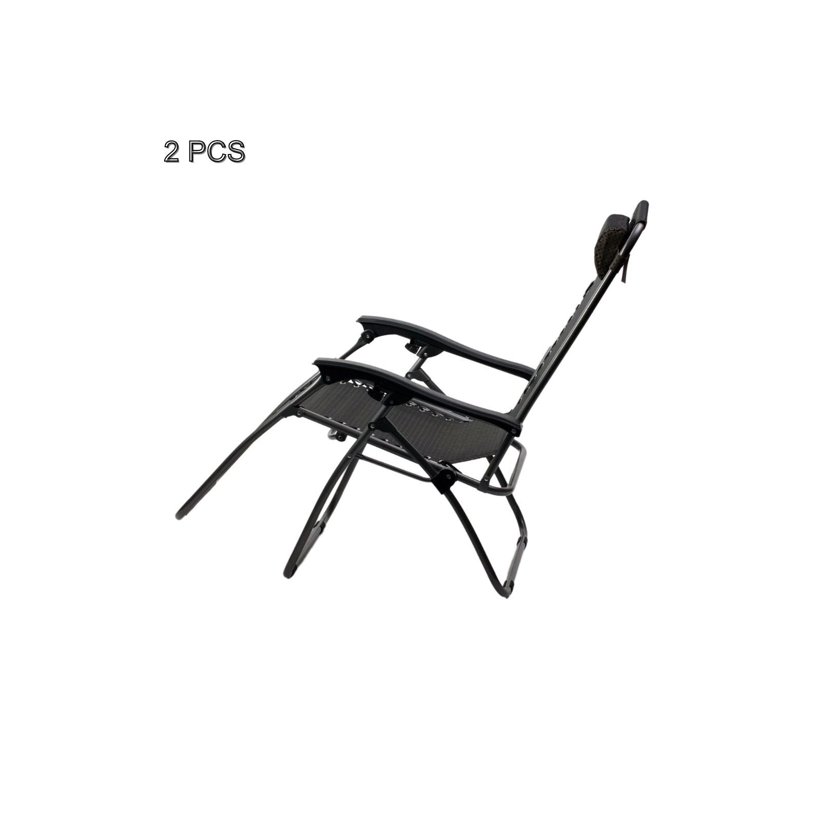 2-pcs-zero-gravity-folding-reclining-chair-black