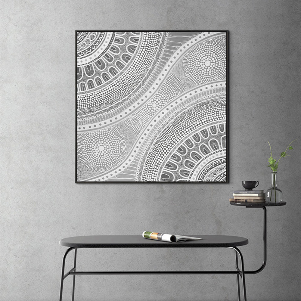 50cmx50cm-nayiri-bami-black-frame-canvas-wall-art at www.mallsonline.com.au