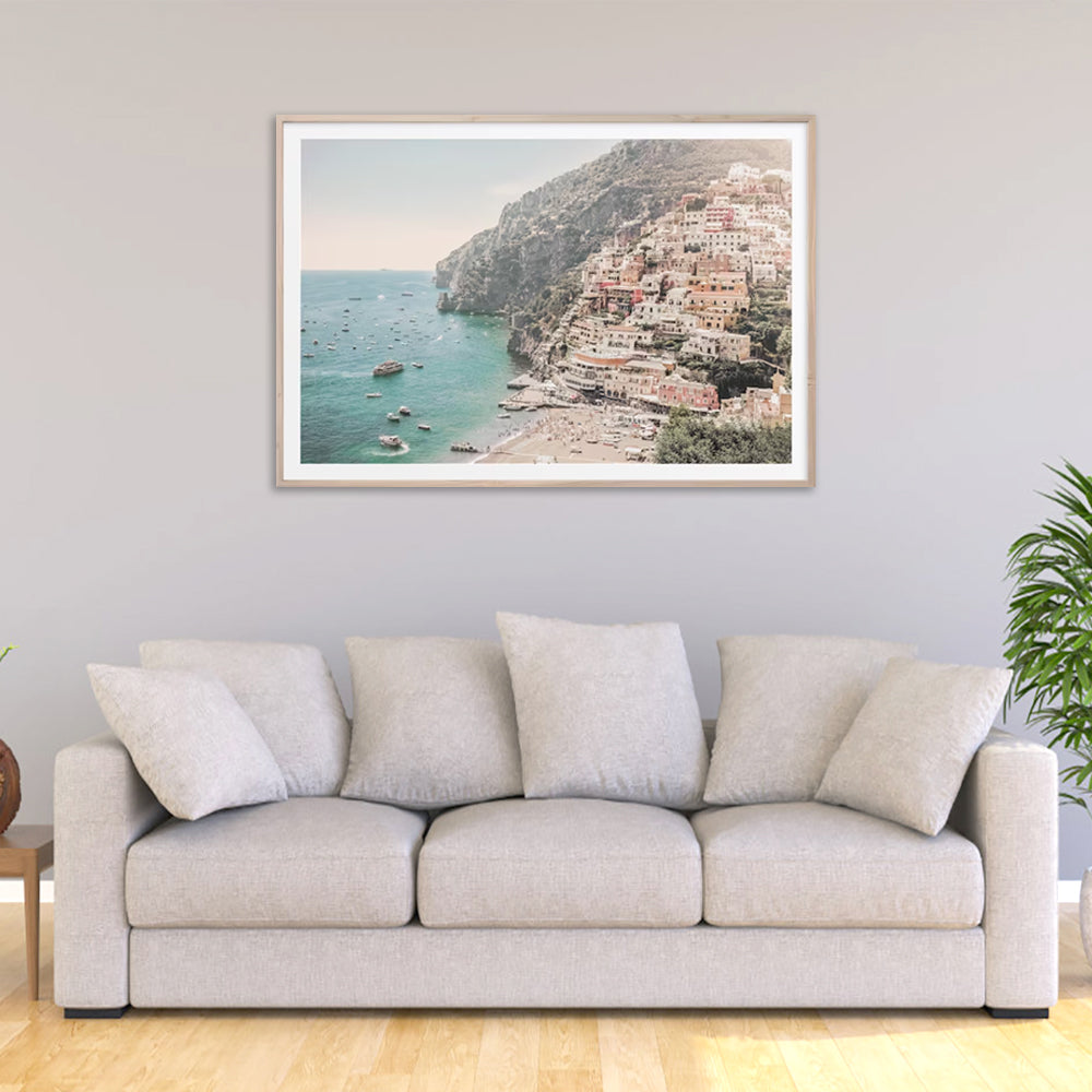 40cmx60cm-italy-amalfi-coast-wood-frame-canvas-wall-art