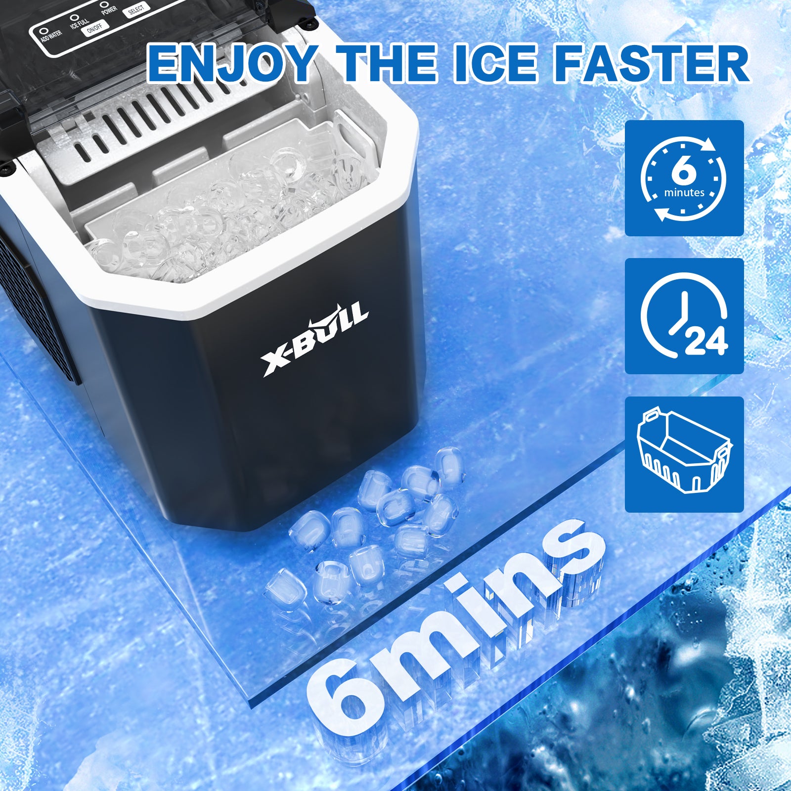 x-bull-ice-maker-machine-commercial-portable-ice-cube-2-2l-home-bar-benchtop-black www.mallsonline.com.au