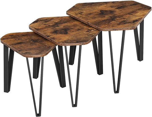 vasagle-nesting-coffee-table-set-of-3-rustic-brown-and-black