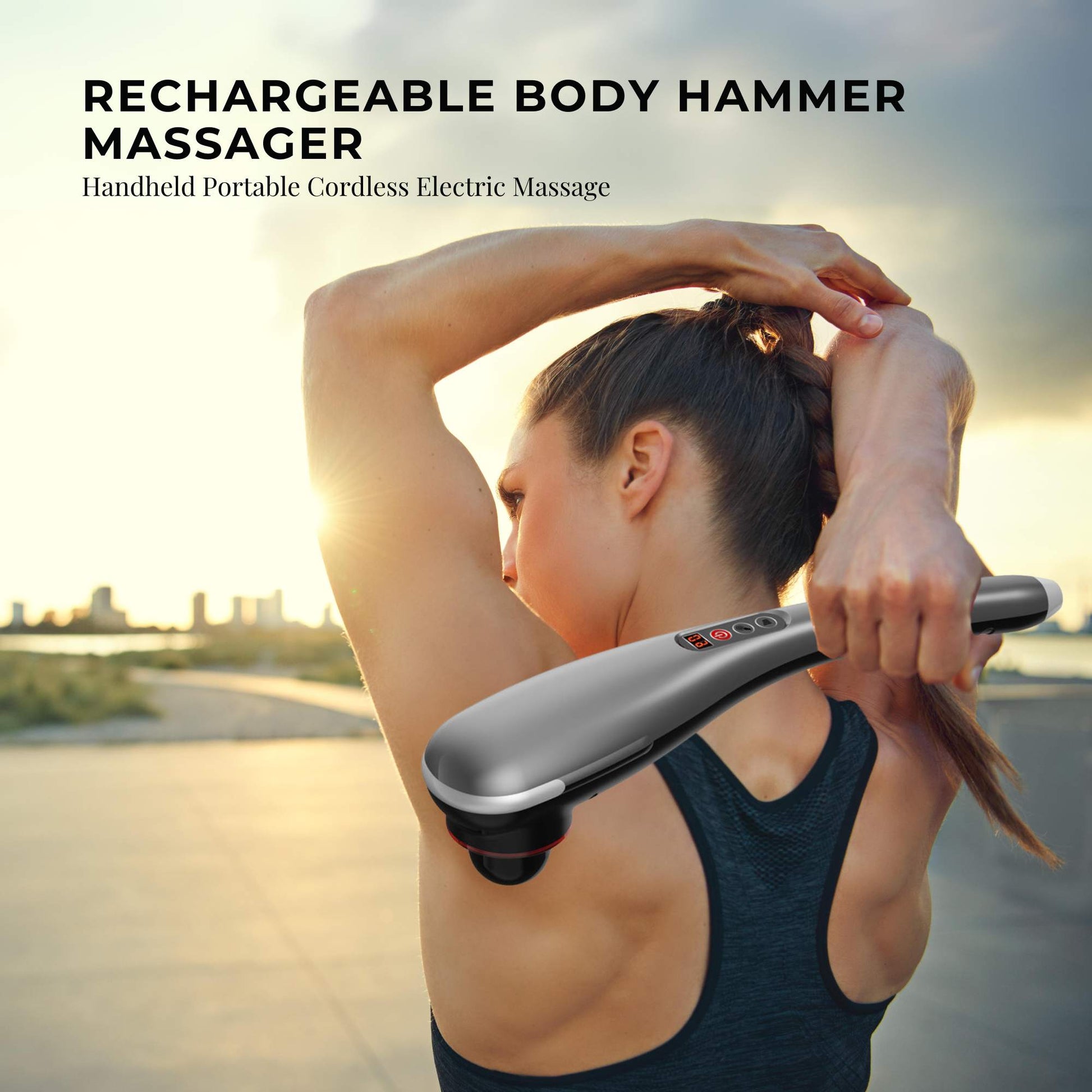 rechargeable-body-hammer-massager-handheld-portable-cordless-electric-massage www.mallsonline.com.au