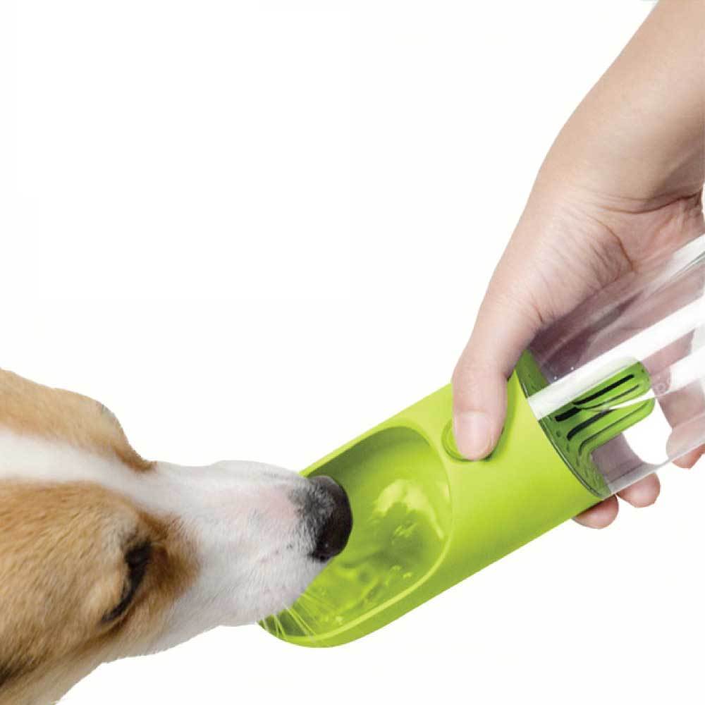 380ml Portable Pet Water Bottle with Filter for Dogs