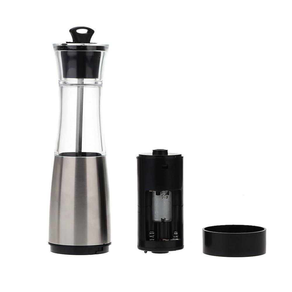 gravity-salt-or-pepper-grinder-automatic-twist-grind-shakers-mills-electric at www.mallsonline.com.au