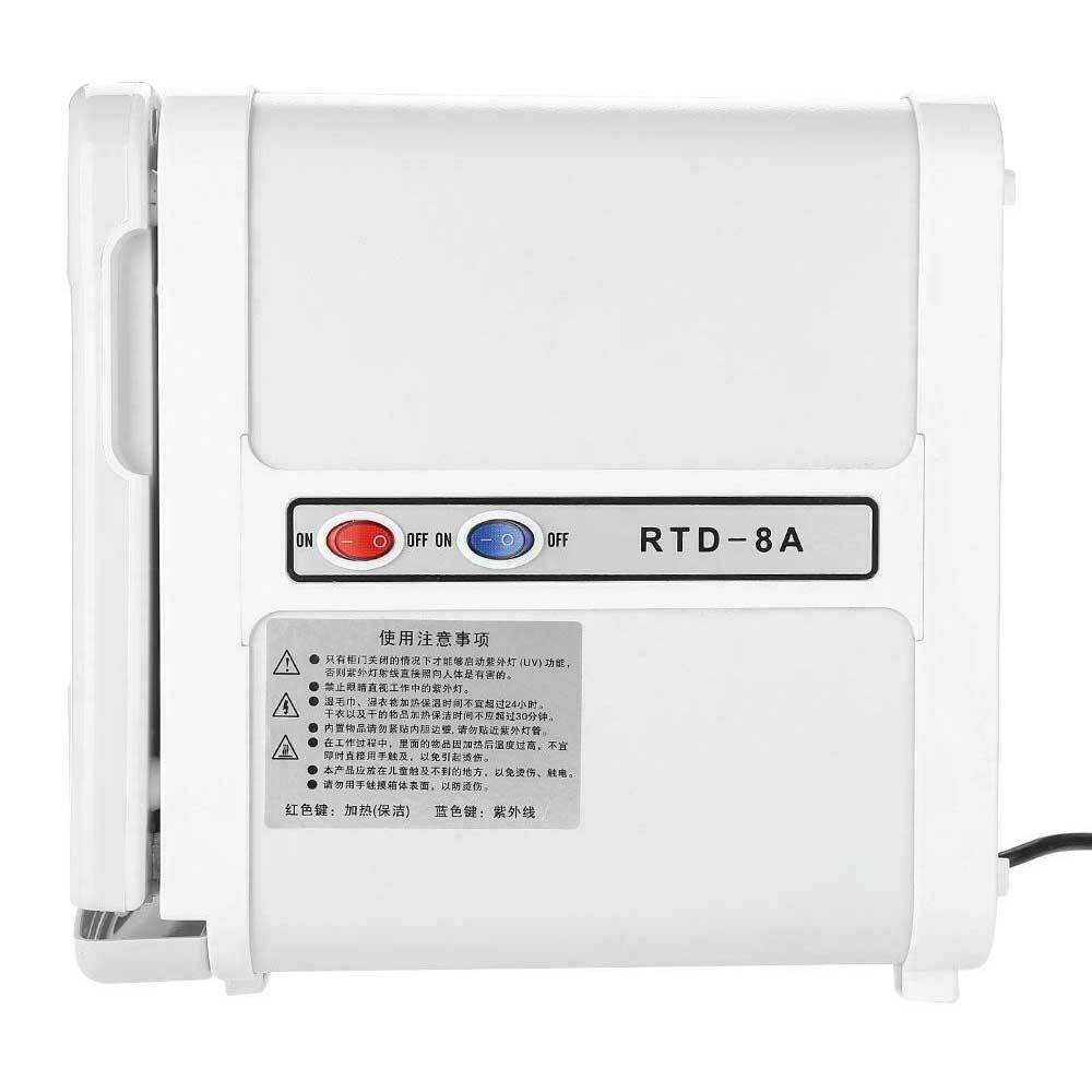 Orku 8L White Electric Towel Warmer UV Steriliser Cabinet Salon Heat Sanitiser