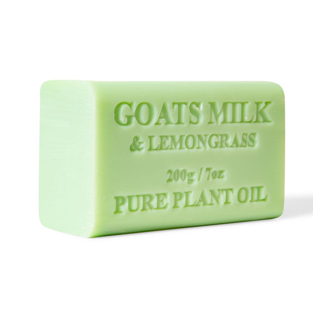 10x-200g-goats-milk-soap-bars-lemongrass-scent-pure-natural-australian-skin-care