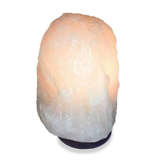 Orku 1-2Kg Himalayan White Salt Lamp - Natural Rock Shape Night Light