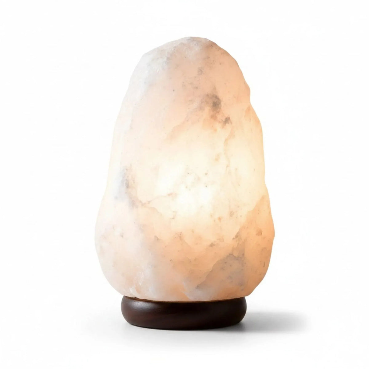 Orku 2-3Kg Himalayan White Salt Lamp - Natural Rock Shape Night Light