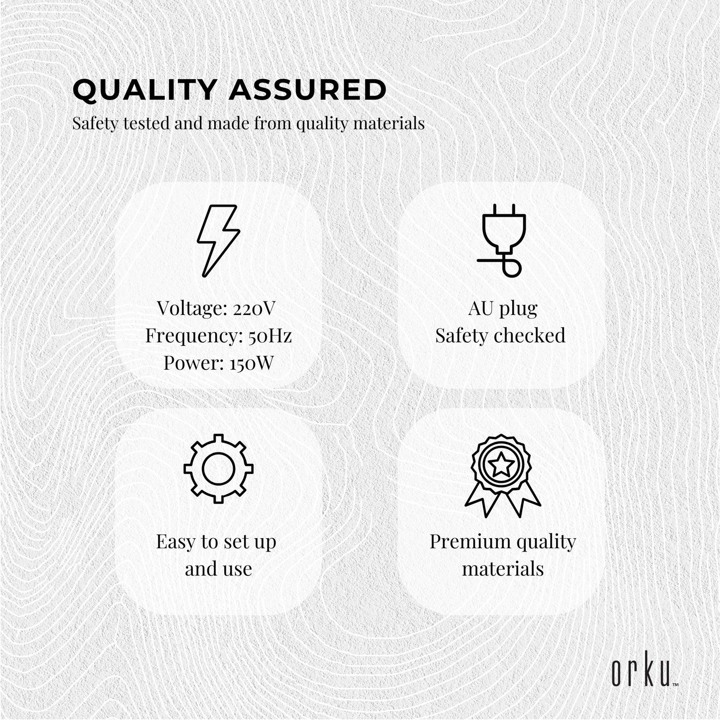 Orku 5L White Electric Hand Towel Warmer Mini UV Steriliser Cabinet Salon Heater