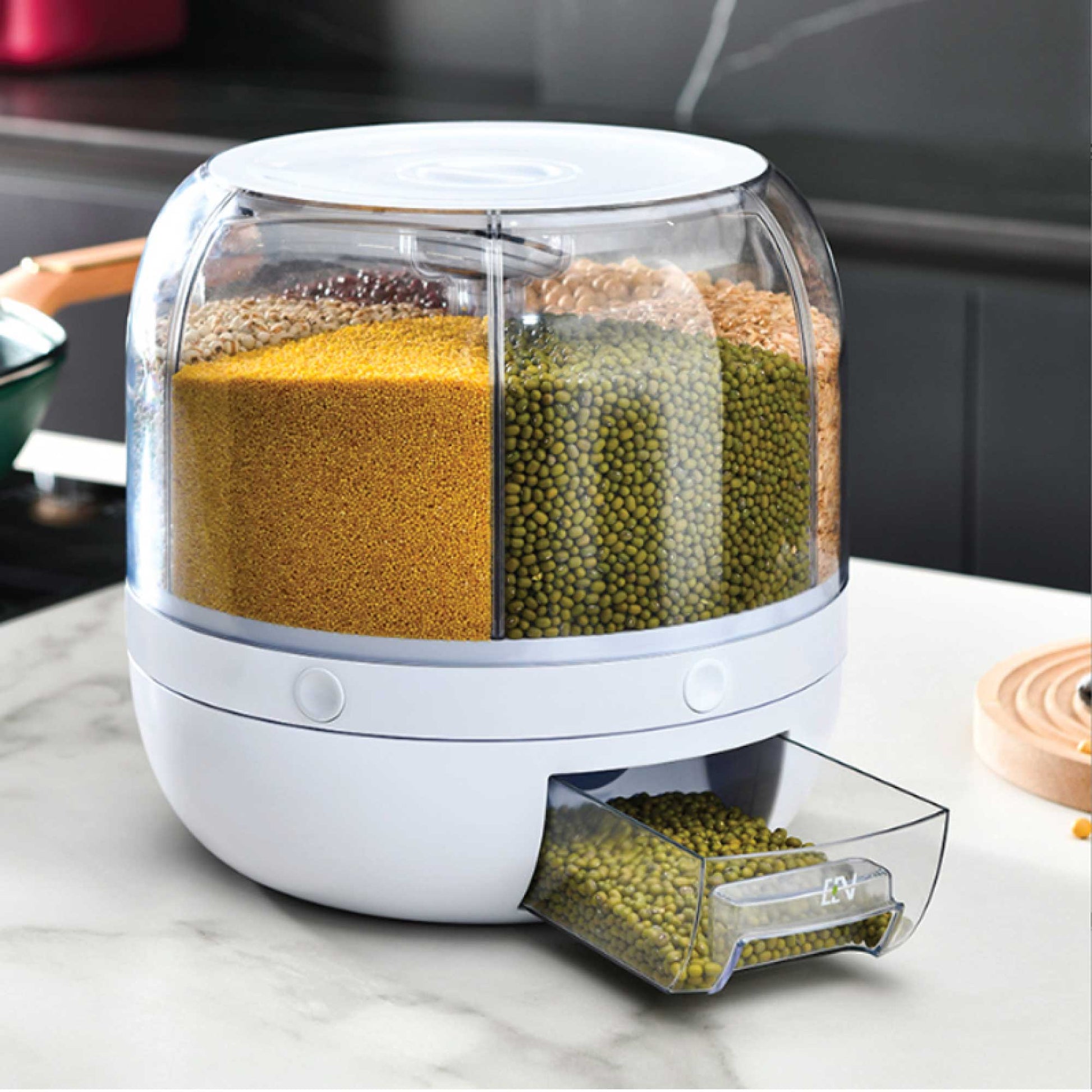 6-grid-rotating-food-grain-dispenser-3-6l-compartment-storage-container