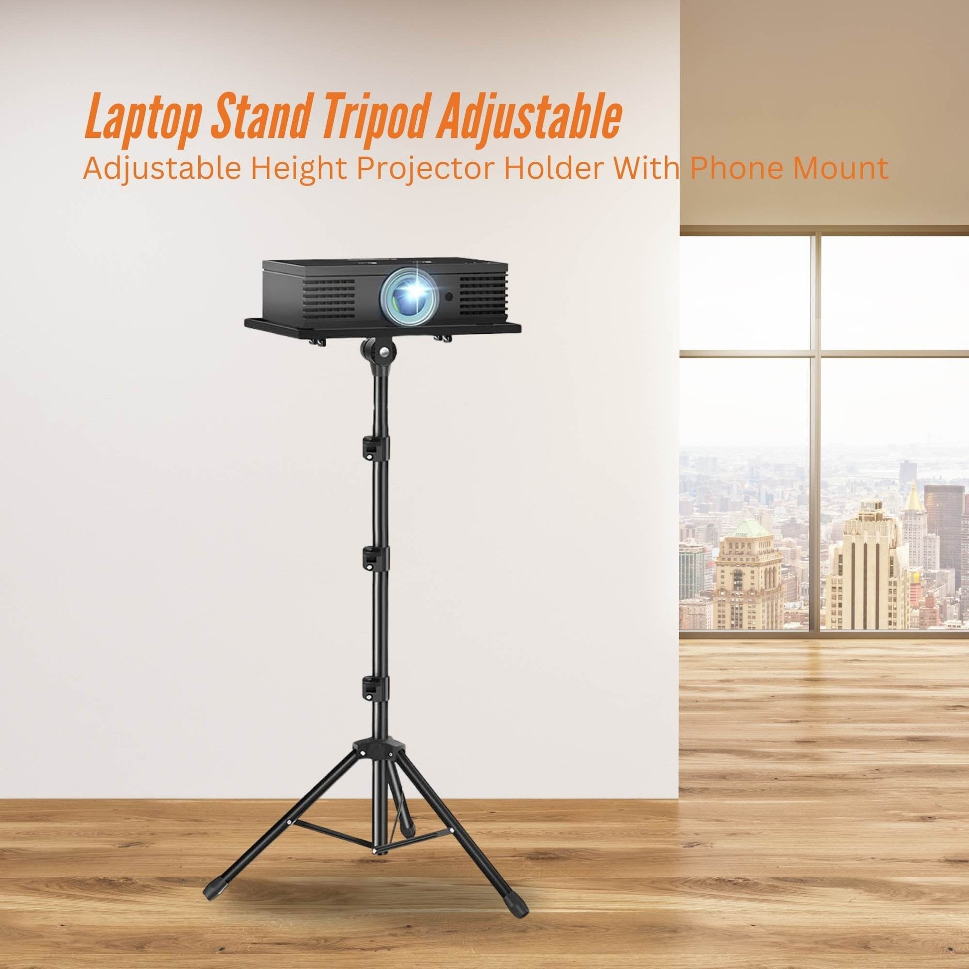 laptop-stand-tripod-adjustable-height-projector-holder-with-phone-mount