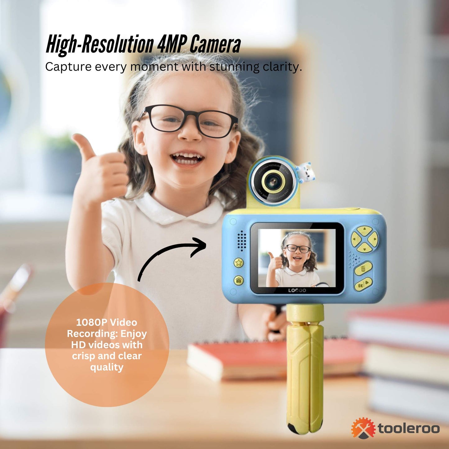 kids-hd-digital-camera-blue-childrens-selfie-photo-video-2-4-inch-screen www.mallsonline.com.au